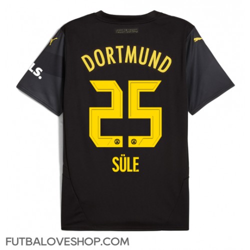 Dres Borussia Dortmund Niklas Sule #25 Preč 2024-25 Krátky Rukáv